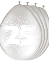 Ballon 25 jaar getrouwd