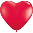 Ballon hart rood