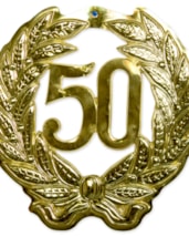 Deurbord 50 jaar getrouwd