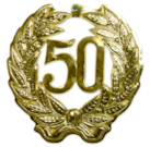 Deurbord 50 jaar getrouwd