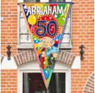 Puntvlag Abraham
