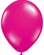 Ballon magenta metallic