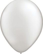 Ballon zilver metallic