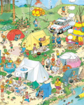 Kamperen in het Bos - 1000st