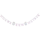 Letterslinger Nijntje baby Roze "Hoera een meisje"