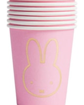 Bekers Nijntje baby Roze 8st