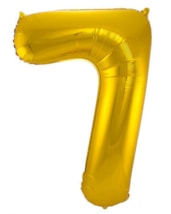 Folieballon Cijfer 7 - 86 cm