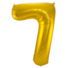 Folieballon Cijfer 7 - 86 cm