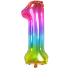 Folieballon Cijfer 1 - 81 cm