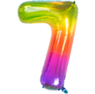 Folieballon Cijfer 7 - 81 cm