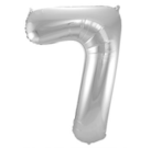 Folieballon Cijfer 7 - 86 cm