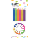 Taartkaarsjes incl. houder 24+12st