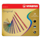 STABILO Original Kleurpotloden - Metalen Etui 24 stuks