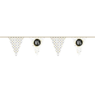 Papieren Vlaggenlijn Festive Gold ''65'' 6m