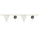 Papieren Vlaggenlijn Festive Gold ''70'' 6m