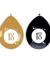 Ballonnen Festive Gold ''18'' 30cm 6st