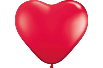 Ballon hart rood