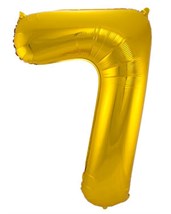 Folieballon Cijfer 7 - 86 cm