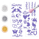 Yliv glitter tatoeages