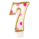 Cijferkaars Roze "7"