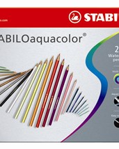 STABILO aquacolor - Metalen Etui 24 Kleuren