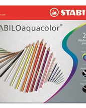 STABILO aquacolor - Metalen Etui 24 Kleuren