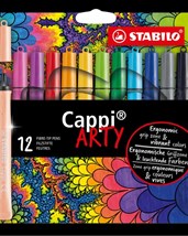Cappi Viltstiften STABILO ARTY - Etui 12 kleuren 