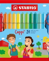 Cappi Viltstiften STABILO - Etui 24 kleuren