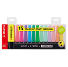 STABILO BOSS ORIGINAL - 15 stuks Deskset 