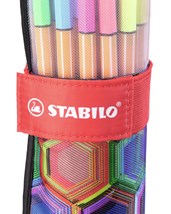 STABILO point 88 Fineliner 0,4 mm ARTY Rollerset - Inhoud 25 kleuren