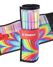 STABILO Pen 68 ARTY Rollerset - Inhoud 25 kleuren